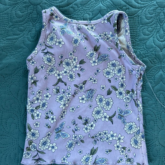 btween - Girl’s Floral Matching Set in Lavender and Blue - Picture 3 of 8